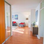 Hallway and wardrobes at Nine Pines